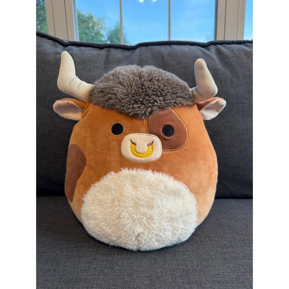 NWOT Shep the Highland Bull Cow Squishmallow Large 14” Plush